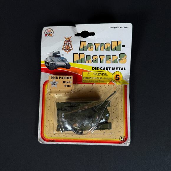 2x ZEE ZYLMEX ZYLL ACTION MASTERS TANK M48 PATTON & M551 SHERIDAN 1:87 1993 - Picture 2 of 10